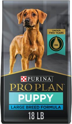 Purina Pro Plan Large Breed Dry Puppy Food Chicken and Rice Formula - 18 lb. Bag