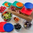 Pyrex Simply Store 18 Piece Meal Prep Storage Containers Set, Large and Small | Round and Rectangle Glass Food Storage Containers with Lids | Doesn't Absorb Food Odors, Flavors, or Stains