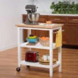 TRINITY 3-tier Kitchen Cart, White