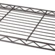 TRINITY 4-Tier Indoor Wire Shelving Rack, 36” x 14” x 54”, NSF, Dark Bronze