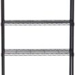 TRINITY 4-Tier Indoor Wire Shelving Rack, 36” x 14” x 54”, NSF, Dark Bronze
