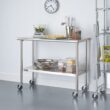 TRINITY Stainless Steel Prep Table, 48-Inch
