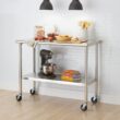 TRINITY Stainless Steel Prep Table, 48-Inch