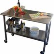 TRINITY Stainless Steel Prep Table, 48-Inch