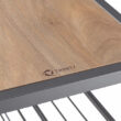 Trinity Shoe Bench With Wire Shelves