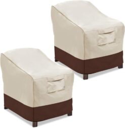 Vailge Patio Chair Covers, Lounge Deep Seat Cover, Waterproof Outdoor Lawn Patio Furniture Covers (2 Pack - Large)