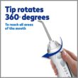 Waterpik Cordless Advanced Water Flosser For Teeth, Gums, Braces, Dental Care With Travel Bag and 4 Tips, ADA Accepted, Rechargeable, Portable, and Waterproof, White WP-560 Waterpik Cordless Advanced Water Flosser For Teeth, Gums, Braces, Dental Care With Travel Bag and 4 Tips, ADA Accepted, Rechargeable, Portable, and Waterproof, White WP-560