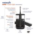 Waterpik Sonic-Fusion 2.0 Professional Flossing Toothbrush, Electric Toothbrush and Water Flosser Combo In One, Black