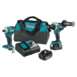 Makita XT288T 18V LXT Lithium-Ion Brushless Cordless Combo Kit 5.0 Ah (2-Piece)