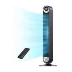Dreo Tower Fan for Bedroom, 90° Oscillating Fan, 42 Inch Bladeless Floor Fan, Quiet Cooling Fan with Remote