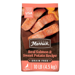 Merrick Grain Free Real Salmon & Sweet Potato Recipe Dry Dog Food, 10 lbs.