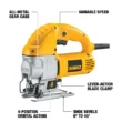 DEWALT Jig saw DW317K 5.5-Amp Variable Speed Keyless Corded