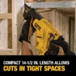 DEWALT Reciprocating Saw DCS387D1 20-volt Variable Speed Cordless (Charger Included and Battery Included)