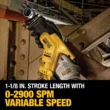 DEWALT Reciprocating Saw DCS387D1 20-volt Variable Speed Cordless (Charger Included and Battery Included)