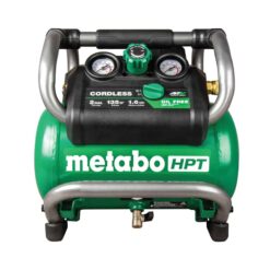 Metabo HPT Air Compressor EC36DAQ4M MultiVolt 2-Gallon Single Stage Portable Cordless Electric with Accessories