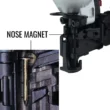 MAX CN445R3 15-Degree Pneumatic Roofing Nail Gun (Nailer)