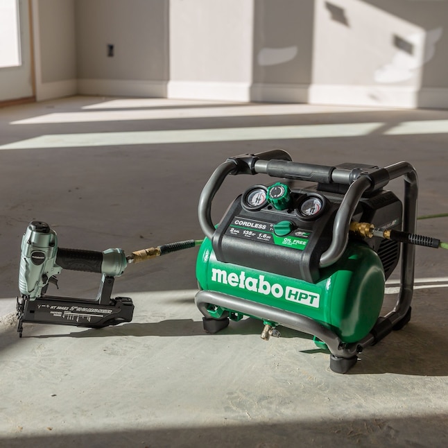 Metabo HPT Air Compressor EC36DAQ4M MultiVolt 2-Gallon Single Stage Portable Cordless Electric with Accessories Metabo HPT Air Compressor EC36DAQ4M MultiVolt 2-Gallon Single Stage Portable Cordless Electric with Accessories - Image 6