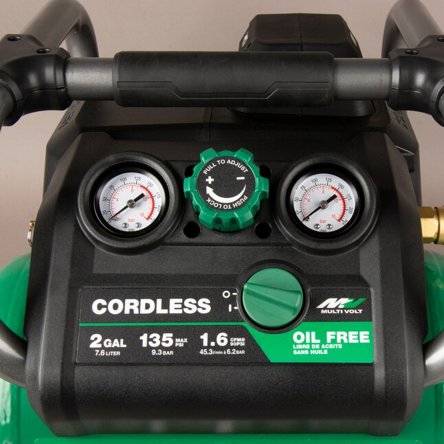 Metabo HPT Air Compressor EC36DAQ4M MultiVolt 2-Gallon Single Stage Portable Cordless Electric with Accessories Metabo HPT Air Compressor EC36DAQ4M MultiVolt 2-Gallon Single Stage Portable Cordless Electric with Accessories - Image 7