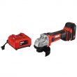 SKIL AG290202 PWR CORE 20 4.5-in 20-volt-Amp Sliding Switch Cordless Angle Grinder (Charger Included and 1-Battery)