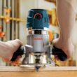 Bosch MRF23EVS 1/4-in and 1/2-in 2.29-HP Variable Speed Fixed Corded Router (Tool Only)