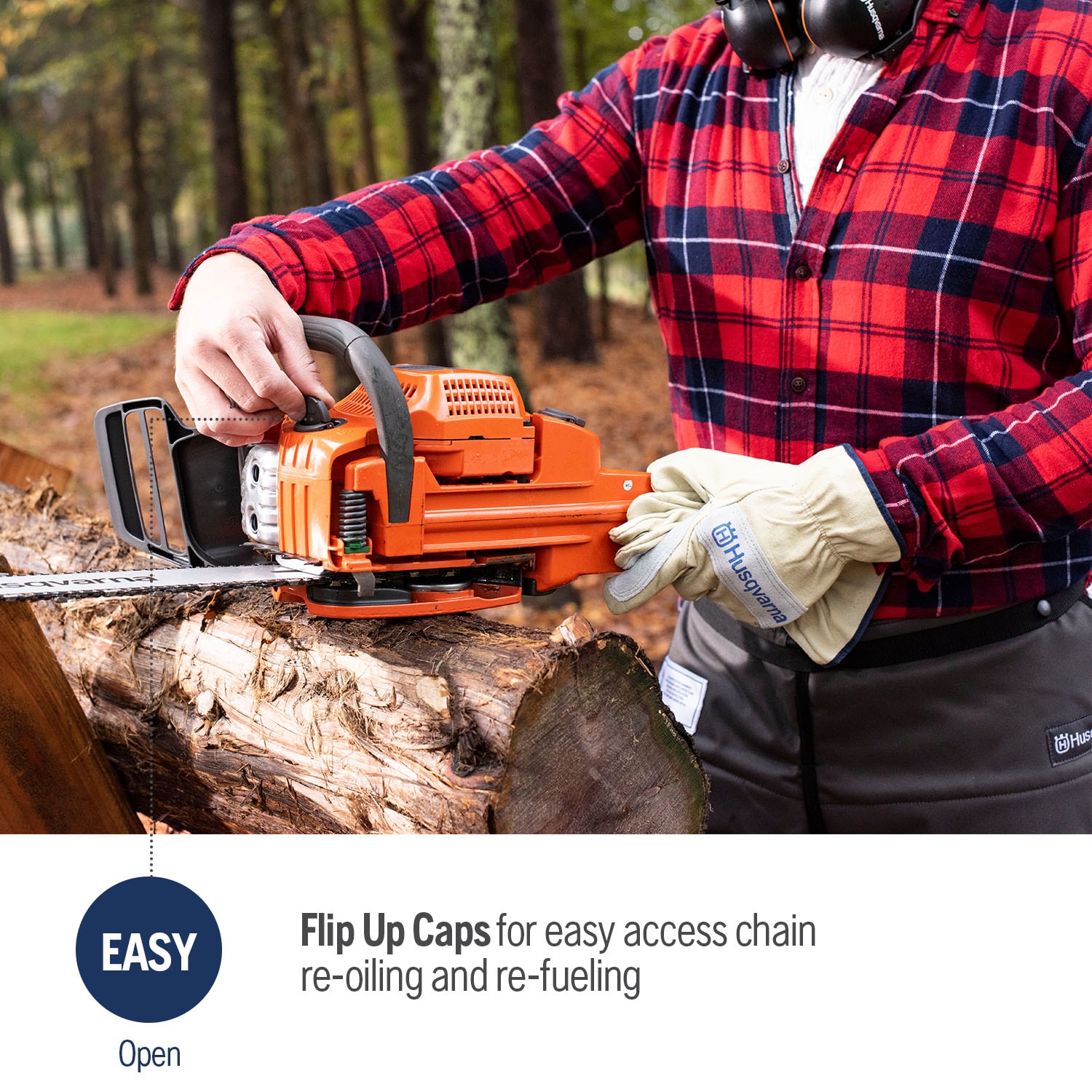 Husqvarna 450 Rancher 20-in 50.2-cc 2-Cycle Gas Chainsaw Husqvarna 450 Rancher 20-in 50.2-cc 2-Cycle Gas Chainsaw - Image 4
