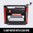 CRAFTSMAN CMEW320 12.25-in W 15-Amp Benchtop Planer