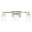 Kichler 55002NI Marette 22.75-in 3-Light Brushed Nickel Modern/Contemporary Vanity Light Kichler 55002NI Marette 22.75-in 3-Light Brushed Nickel Modern/Contemporary Vanity Light