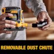 DEWALT DCW200P1 20-Volt-Amp Brushless Cordless Variable Speed Sheet Sander with Dust Management (Battery Included)