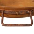 Sunnydaze Decor 34-in W Orange Cast Iron Wood-Burning Fire Pit