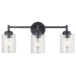 Kichler 45690NI Winslow 21.5-in 3-Light Black Modern/Contemporary Vanity Light Kichler 45690NI Winslow 21.5-in 3-Light Black Modern/Contemporary Vanity Light
