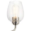 Kichler 45129NICS Valserrano 24-in 3-Light Brushed Nickel Traditional Vanity Light