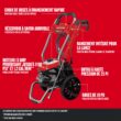 CRAFTSMAN CMEPW2100 2100 PSI 1.2-Gallon-GPM Cold Water Electric Pressure Washer