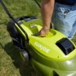 Sun Joe MJ401C 28-volt 14-in Cordless Electric Lawn Mower 4 Ah (Battery & Charger Included)