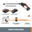 WORX WG620 Power Share 320 PSI 0.53-Gallon-GPM Cold Water Electric Pressure Washer