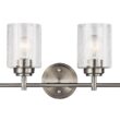 Kichler 45887NI Winslow 30-in 4-Light Brushed Nickel Transitional Vanity Light