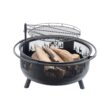 Blue Sky WBFB36SG-MD Outdoor Living 36-in W Black Steel Wood-Burning Fire Pit