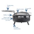 Blue Sky WBFB36SG-MD Outdoor Living 36-in W Black Steel Wood-Burning Fire Pit