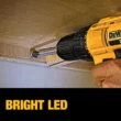 DEWALT DCD778E1 1/2-in 20-volt Max 1.7-Amp Variable Brushless Cordless Hammer Drill (1-Battery Included)
