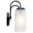Kichler 55086BK Kennewick 13.25-in 2-Light Black Traditional Vanity Light