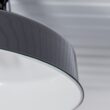 Progress Lighting P550070-031 Cedar Springs 13.25-in W Gloss Black Outdoor Flush Mount Light