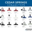 Progress Lighting P550070-031 Cedar Springs 13.25-in W Gloss Black Outdoor Flush Mount Light