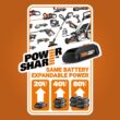 WORX WG620 Power Share 320 PSI 0.53-Gallon-GPM Cold Water Electric Pressure Washer