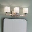 Kichler 55002NI Marette 22.75-in 3-Light Brushed Nickel Modern/Contemporary Vanity Light Kichler 55002NI Marette 22.75-in 3-Light Brushed Nickel Modern/Contemporary Vanity Light