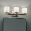 Kichler 55002NI Marette 22.75-in 3-Light Brushed Nickel Modern/Contemporary Vanity Light Kichler 55002NI Marette 22.75-in 3-Light Brushed Nickel Modern/Contemporary Vanity Light