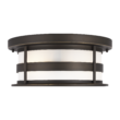 Sea Gull Lighting 7890902-71 Wilburn 13-in W Antique Bronze Outdoor Flush Mount Light