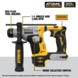 DEWALT DCH172B ATOMIC 20-Volt MAX Cordless Brushless Ultra-Compact 5/8 in. SDS + Hammer Drill (Tool-Only)