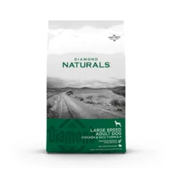 Diamond Naturals Large Breed Adult Chicken and Rice Dry Dog Food, 40 lbs.