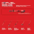 Milwaukee 49-16-2719 M18 FUEL Hedge Trimmer Attachment for Milwaukee QUIK-LOK Attachment System