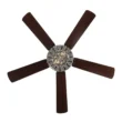 River of Goods Bohemian Pierced Metal 52 in.20061 Clear Crystal LED Ceiling Fan With Light