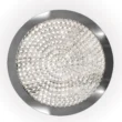 Artika CLGL-HD1 Glam 13.5 in. 1-Light Chrome Modern LED Flush Mount Ceiling Light for Kitchen Dining Room
